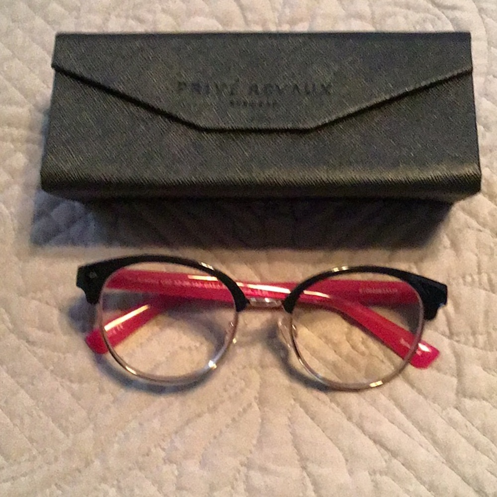 Prive’ revaux cat eye style reading glasses.
